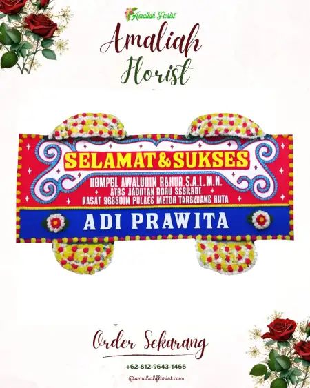 Papan Bunga Ucapan Selamat Semondo